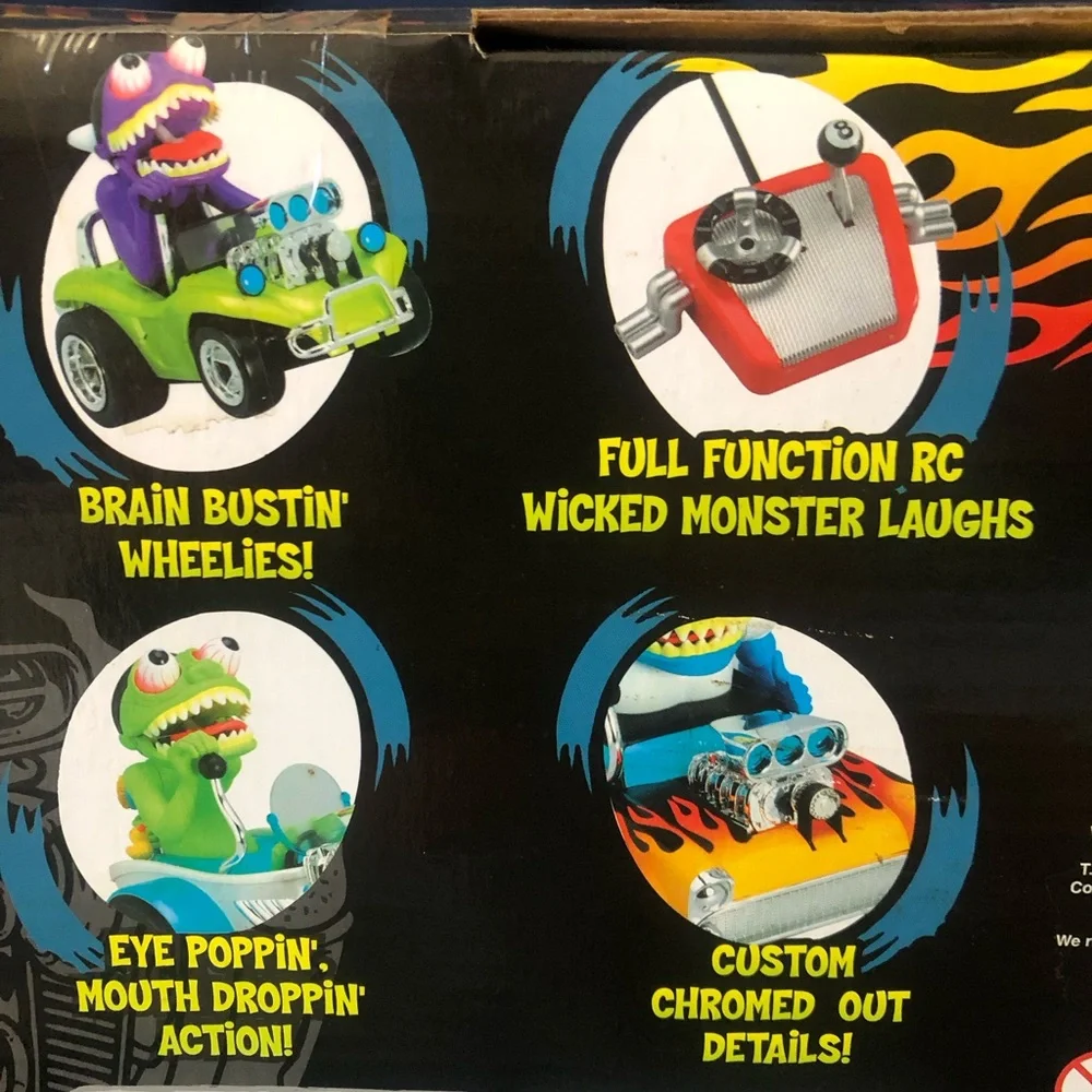 Rat Fink Zoomin Zombies remote control dune buggy new old stock